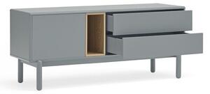 Kék-szürke TV-állvány 140x56 cm Corvo – Teulat
