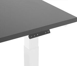 Elektromosan Állítható Magasságú Fekete Íróasztal 180 x 80 cm DESTIN II