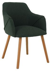 KONDELA Design szék, zöld/bükk, PETRUS