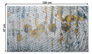 KONDELA Szőnyeg, sokszínű, 67x120 cm, TAREOK