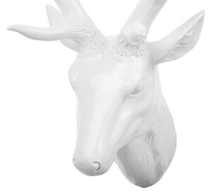 Fehér Szarvas Fali Dekoráció 67 cm DEER HEAD