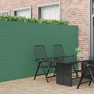 VidaXL kétoldalas zöld kerti kerítés 1,8 x 5 m PVC