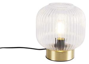 Art Deco asztali lámpa sárgaréz - Karel