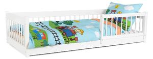 Wilsondo LESZANKA gyerek fa montessori ágy 80x180 - fehér