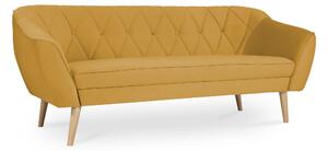 Wilsondo DEANA III kárpitozott kanapé 180x74 - sárga