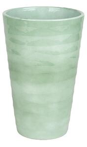 Wave orchidea váza fényes zsályazöld 32cm