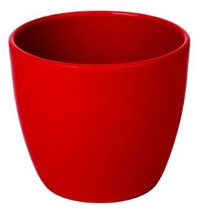 Base Kerámia Kaspó Piros 10cm