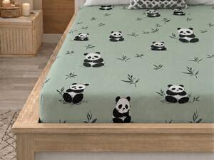 Mikroszálas lepedő PANDA RELAX mentás 90x200 cm