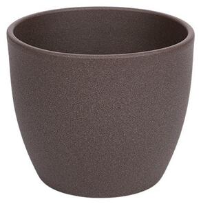 Base Struktur Kerámia Kaspó Matt Tópszín 8cm