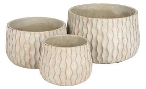 Ripple Cement Tál Szett Szürke-Arany 16x12,5-27x17cm S3