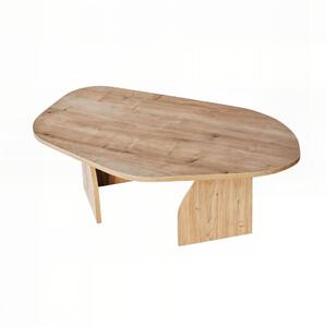 Hanah Home Coffee Table Sapphire Oak Rock - Sapphire Oak