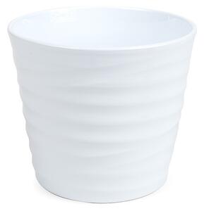 Wave Kerámia Kaspó Fehér 13cm