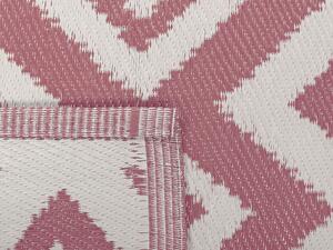 Rózsaszín kültéri szőnyeg 180 x 270 cm DEWAS