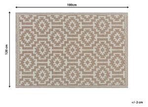 Bézs kültéri szőnyeg 120 x 180 cm KARNAL