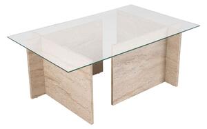 Hanah Home Coffee Table Travertine Vetrino - Travertine