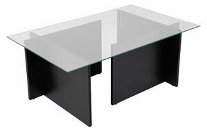 Hanah Home Coffee Table Wood Black Vetrino - Wood Black