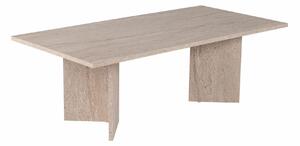 Hanah Home Coffee Table Travertine Sabin - Travertine