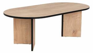 Hanah Home Sapphire Oak Black Sable dohányzóasztal - Sapphire Oak, Fekete