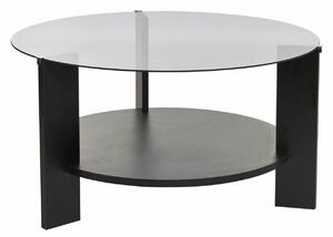 Hanah Home Coffee Table Wood Black Fume Clara - Wood Black, Fume