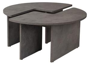 Hanah Home Dohányzóasztal Concrete Grey Moira - Betonszürke