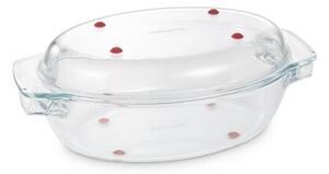 Tescoma GrandCHEF ovális sütőedény fedővel 35 x 21 cm