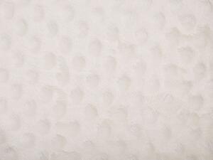 Krémfehér pamut ágytakaró 200 x 220 cm SAMUR