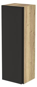 Loftia függőleges felakasztható szekrény - artisan-tölgy/fekete matt