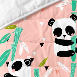 Pamut gyerek ágytakaró 130x100 cm Panda – Moshi Moshi