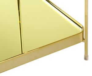 Arany Színű Szögletes Kisasztal 41 x 41 cm ALSEA