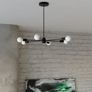 Fekete függőlámpa 86.5x68 cm Benedett - Nice Lamps