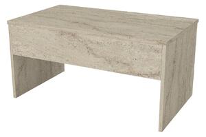 Hanah Home Coffee Table Travertine Akilli