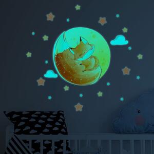 Gyerek falmatrica 30x30 cm Dreamy Fox – Ambiance