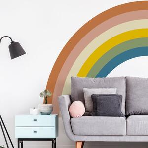 Gyerek falmatrica 158x87 cm Pastel Rainbow – Ambiance
