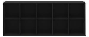 Fekete moduláris polcrendszer 169x69 cm Mistral Kubus - Hammel Furniture