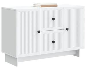 Széf fiókkal Fehér 89 x 34,5 x 60 cm Szerelt Fa