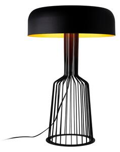 Fekete asztali lámpa fém búrával (magasság 57 cm) Fellini – Opviq lights