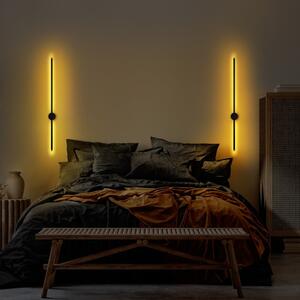 Fekete LED fali lámpa ø 7 cm Sword – Opviq lights
