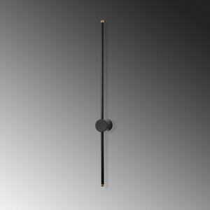 Fekete LED fali lámpa ø 7 cm Sword – Opviq lights