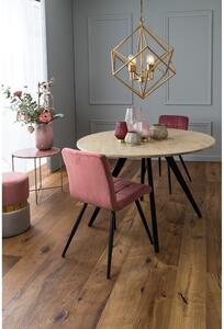 Natúr színű kerek étkezőasztal ø 120 cm Magnifera – Light & Living