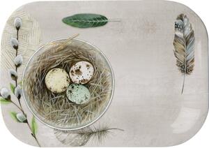 Szervírozó tálca 20.5x14.5 cm Eggs and Feathers - IHR