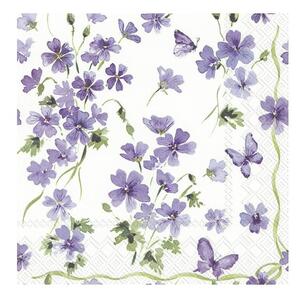 Papír szalvéta készlet 20 db-os Purple Spring - IHR