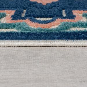 Kék kültéri szőnyeg 200x290 cm Beach Floral – Flair Rugs