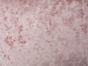Rózsaszín bársony díszpárna kétdarabos szettben 45 x 45 cm HOSTA