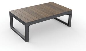 Keter Lyon Deco walnut / grafit kerti asztal