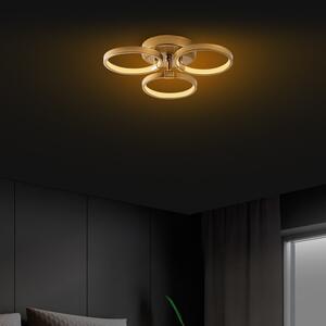 Aranyszínű LED mennyezeti lámpa ø 17 cm Halka – Opviq lights