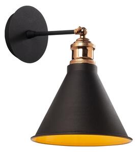 Fekete fali lámpa ø 20 cm Berceste – Opviq lights