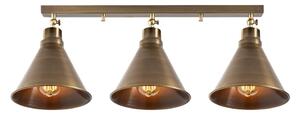 Bronzszínű mennyezeti lámpa fém búrával ø 20 cm Berceste – Opviq lights