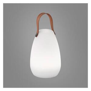 Fehér-barna LED asztali lámpa (magasság 20 cm) Ruby – Fischer & Honsel
