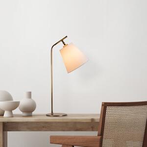 Fehér-bronzszínű asztali lámpa (magasság 67 cm) Salihini – Opviq lights