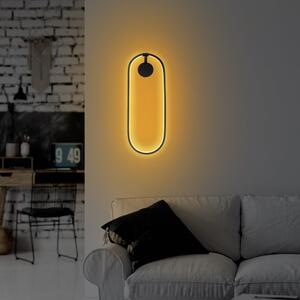 Fekete LED fali lámpa Can – Opviq lights